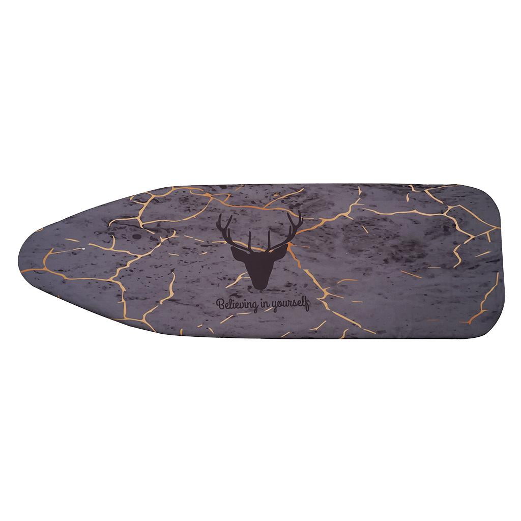Elastic Edge Ironing Board Cover (Marble Deer), Resists Scorching and