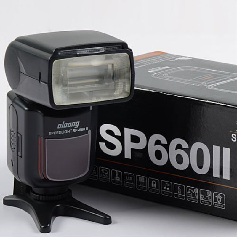 Zenness Oloong SP660II SP-660 II Wireless TTL Flash Speedlite with E-TTL and i-TTL Remote