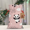 thumbnail image 5 of Honeii Panda Print Small Burlap Bags,Christmas Drawstring Treat Bags Gift Bags Reusable Candy Goodie Wrapping Bags for Holiday Party Favors Supplies -Small, 5 of 9