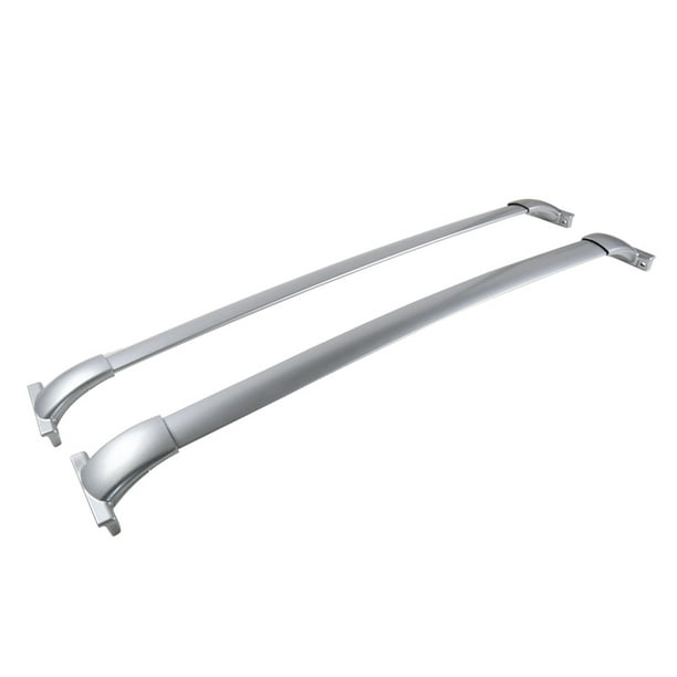 Amazon Com Roof Rack Fits 2013 2017 Nissan Pathfinder Chrome Aluminum Top Cross Bar Rail Pair By Ikon Motorsports 2014 2015 2016 Automotive