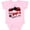 AD-Pink, variant on My Yaya Loves Me with Cute Ladybugs Boys or Girls Baby Bodysuit
