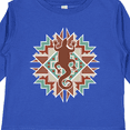 thumbnail image 4 of Inktastic Southwestern Native Pattern Lizard Boys or Girls Long Sleeve Toddler T-Shirt, 4 of 5