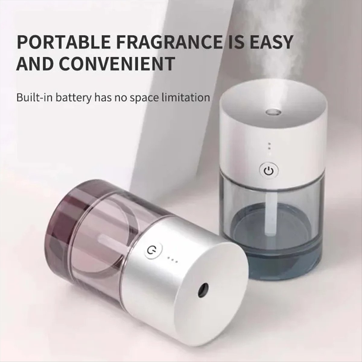 Car Air Freshener USB Rechargeable Essential Oil Diffuser Room Fragrance Diffuser Cool Mist Humidifier Scent Machine,B