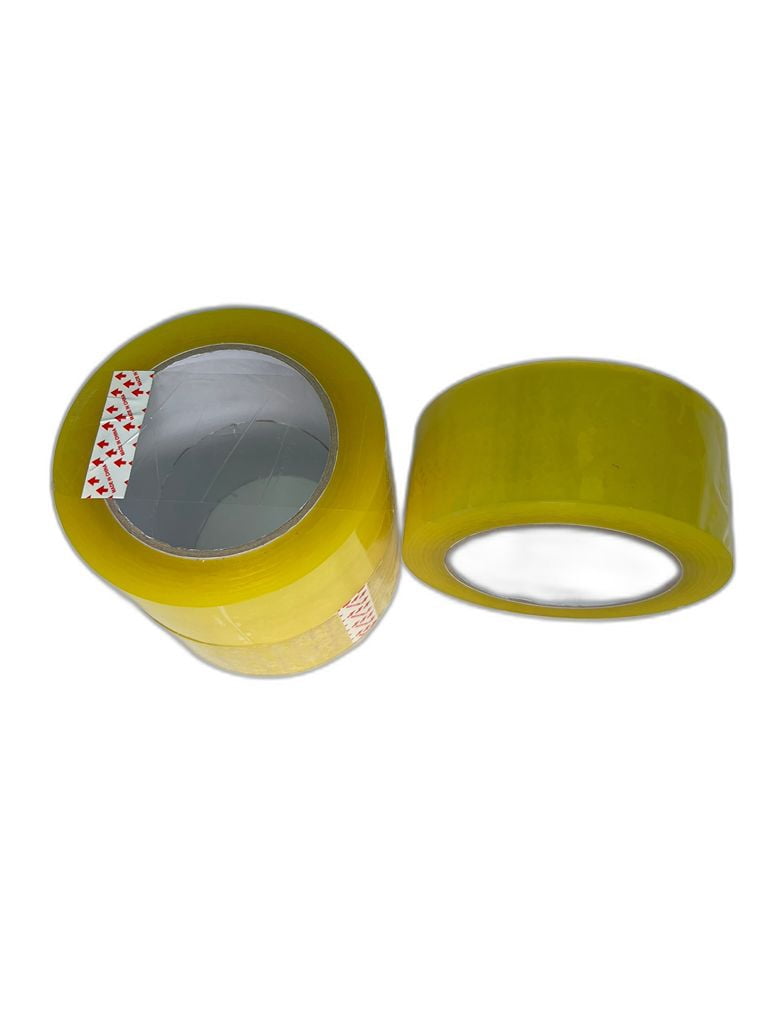 QQbed Heavy Duty Clear Sticky Carton Sealing Packing Tape | 36 Roll Box 2.2 M 2" x 110 yards