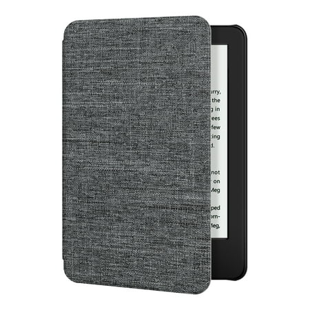 Ayotu Fabric Case for Kindle 10th Gen 2019 Release - Cover with Auto Sleep fits Amazon Kindle 2019, Grey