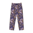 thumbnail image 6 of Daiia Snake And Floral Men's Sleep Pant with Pockets and Drawstring,Pajama Pants-Large, 6 of 9