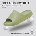 thumbnail image 3 of Ecetana Unisex Slides Sandals Soft Thick Sole Non-Slip Pillow Sandals House Slides for Women Men, 3 of 6