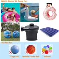thumbnail image 6 of Electric Air Pump for Inflatables, Quick Plug-in with 3 Nozzles for Air Mattress & Pool, 130W, 6 of 6