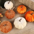 thumbnail image 4 of Nordic Pumpkin Figurines Halloween Decor, Outdoor Indoor Tabletop Ornament, Holiday Party Centerpiece, Yard Decoration, 4 of 9