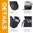 thumbnail image 6 of Dog Shoes Dog Boots & Paw Protector, Anti-Slip Sole Winter Dog Booties with Reflective Straps Dog Snow Boots for Small Medium Dogs 4PCS, 6 of 8