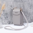thumbnail image 3 of Fashion Single Shoulder Crossbody Cell Phone Bag Mini Versatile Satchel Multi Card Position Card Bag Keycase Female Pink, 3 of 6