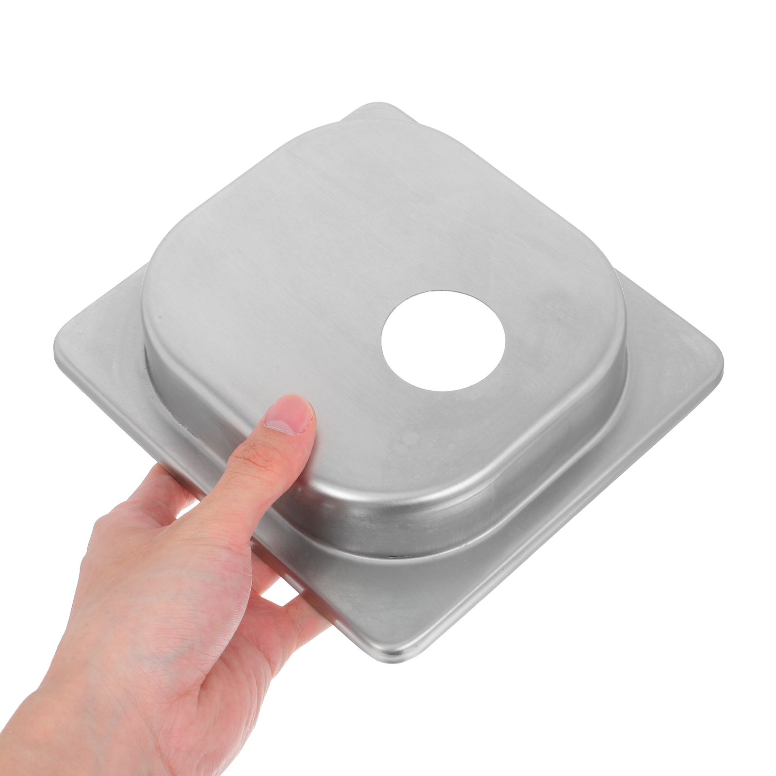 Homoyoyo Stainless Steel Syrup Pump Lid Replacement for Kitchen Use, Easy to Clean and Accessory