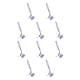 thumbnail image 3 of Cordón para teléfono móvil Kearding Corto Morado 10Conjunto, 3 of 6