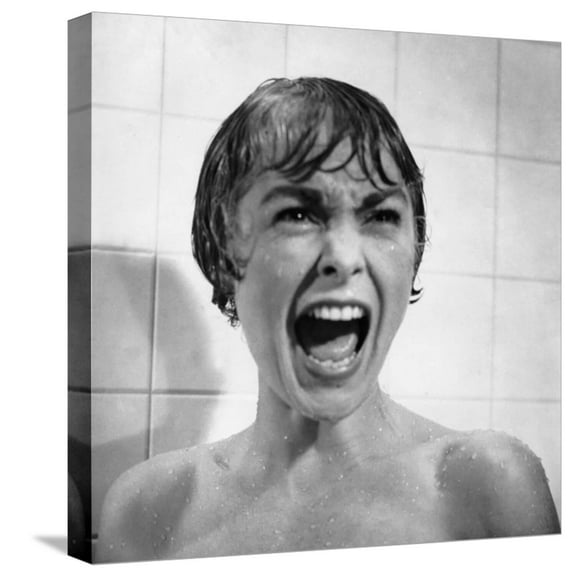 Art.com Psycho, Janet Leigh, 1960 Stretched Canvas Print Wall Art, 16" x 16"