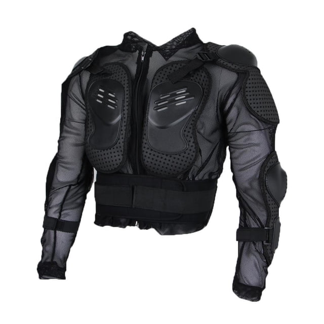 Cateissary Chaqueta de armadura de protección de cuerpo completo de esquí de carreras de motos negra XL Suministros térmicos Negro SG