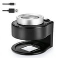 thumbnail image 1 of 30X Loupe Magnifier with 6 LED Lights, Rechargeable Portable Desktop Metal Jewelers Loupe, Magnifying Glass with Light, 1 of 7
