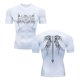 thumbnail image 4 of Camiseta de compresión Y2K para hombre, camiseta deportiva con esqueleto para gimnasio y correr, camisetas Rashgard, camiseta de manga corta de secado rápido para hombre, 4 of 5