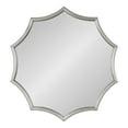 thumbnail image 3 of Kate and Laurel Lalina Scalloped Round Framed Accent Mirror, Silver 24" Diameter, 3 of 10