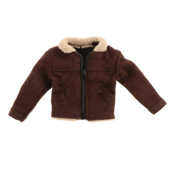 Colcolo 1/12 Scale Figure Doll Clothes Zip up Jacket Casual Durable Outfit Handmade Mini