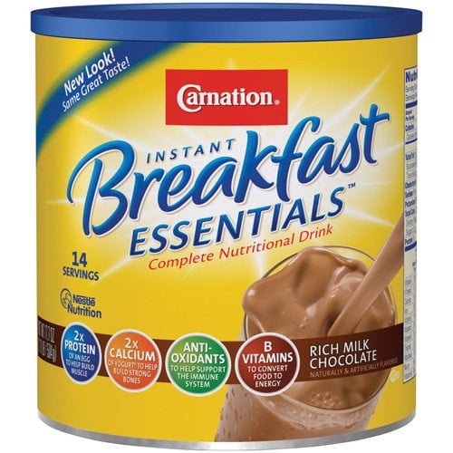 Nestle Carnation Instant Breakfast Essentials Complete Nutritional Drink, 17.7 oz