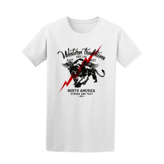 Western Tradition Winged Panther Tee Men's -Image by Shutterstock