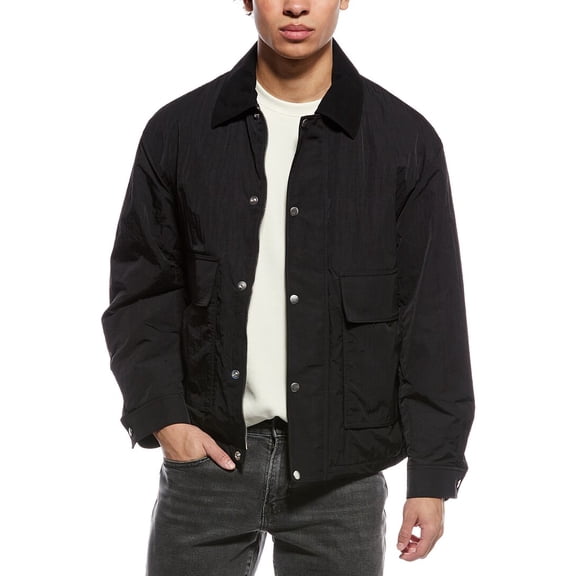 Theory mens  Utility Blouson Tumbled Jacket, m, Black