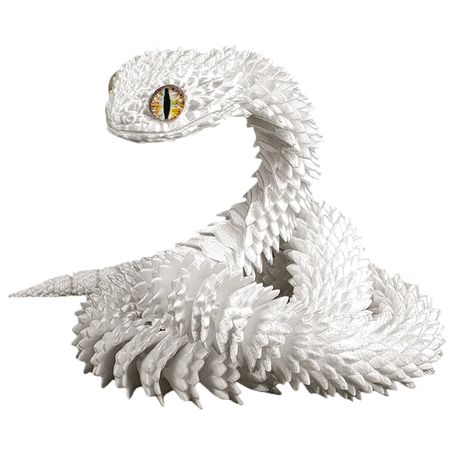 Desktop Ornament 3D Snak E Desktop Ornament Full Joint Flexible Design Multiple Sizes For Decor & Display
