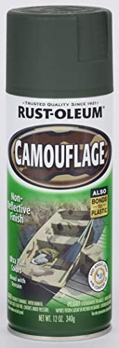 Rust-Oleum Specialty Paint 1919830 Camouflage Spray, Deep Forest Green, 12-Ounce, 12 oz