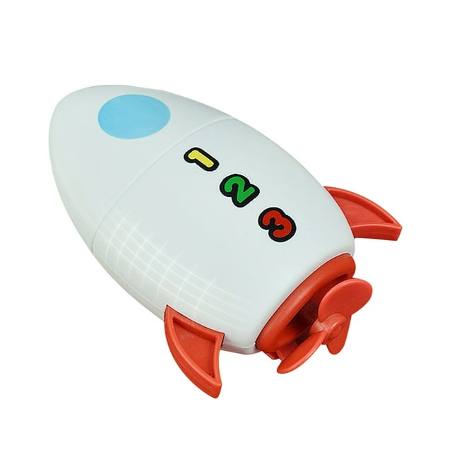 Dvkptbk Jouets d'Été de Plage Jouets de Bain à Remonter Fusée Roue à Eau Natation pour Tout-Petit