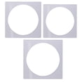 thumbnail image 3 of Shisuyan 3pcs Layer Cake Mold Square Acrylic Cake Board Cake Scraping Plate Cake Tools, 3 of 9