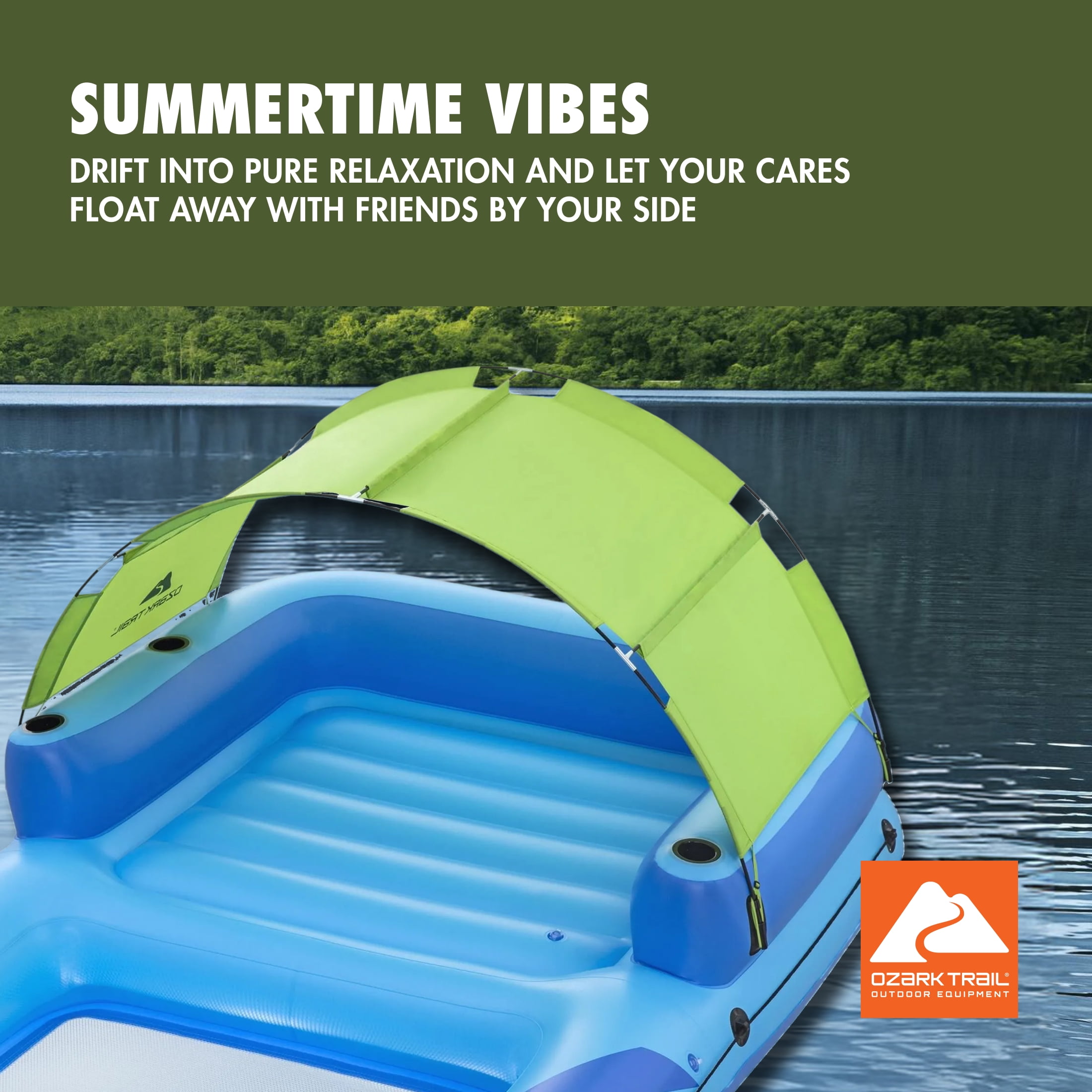Ozark Trail Summer Oasis 4-Person Inflatable Island