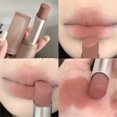 thumbnail image 2 of Lápiz labial mate de terciopelo, hidratante, resistente al agua, duradero, Nude, albaricoque, tinte antiadherente, copa, brillo de labios, cosméticos, maquillaje, 2 of 5