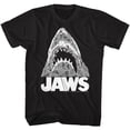 thumbnail image 1 of Jaws Geometric Sharks Black Adult T-Shirt 5Xl, 1 of 2