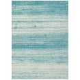 thumbnail image 2 of Addison Rugs Chantille Indoor/Outdoor Transitional Stripes Teal Washable Rectangle Rug, 9' x 12', 2 of 6