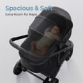 thumbnail image 5 of newyoo Infant Strolle, Nestro 516M, Convertible Baby Strollers with Reversible Seat & Cup Holder, Coches para Bebes, 2-in-1 Rear-Facing Pram, Black, 5 of 9