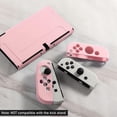 thumbnail image 5 of KOMI Switch OLED Case for Nintendo Switch OLED Model, Dockable Cover Soft TPU Protector Case for Switch OLED Grips & Console and Accessories with 2 Pcs Thumb Caps, Pink, 5 of 5