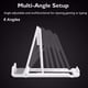 thumbnail image 3 of Soporte Portátil para iPhone Tonyhoney Soporte Universal Multiángulo Plegable Blanco y Negro, 3 of 4