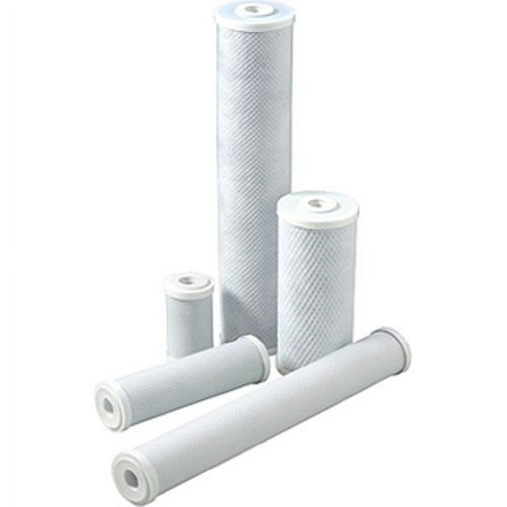 Caware BCBC-20(5) 5 Micron 20 inch x 4 1/2 inch Coconut Shell Carbon Block Filter Cartridge