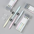 thumbnail image 2 of Brosse à Dents à Poils Souples à Petite Tête pour Adulte, Lot Familial de 4 Pcs, 2 of 8