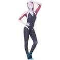 thumbnail image 3 of Disfraz de Spiderman Zentai para adultos y niños, mono de superhéroe Gwen Stacy, traje de máscara, para Halloween, 3 of 4