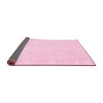 thumbnail image 2 of Ahgly Company Indoor Round Abstract Pink Contemporary Area Rugs, 5' Round, 2 of 4