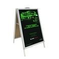 thumbnail image 1 of FixtureDisplays A-Frame Sidewalk Sign MenuBoard Snapframe Restaurant 2-Sided A-Board Graphic Poster Banner 13789, 1 of 9