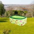 thumbnail image 4 of Inflatable Pool, Green Swimming Pool, Non-Toxic Material, Easy to Inflate/Deflate, Durable Leak-Proof, Perfect for Backyard Water Play, 51×33×21in, 4 of 8
