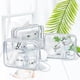 thumbnail image 3 of Transparent Toiletry Bag, Airplane Travel Kit, Waterproof PVC Makeup Bag for Travel, Flight Storage Bag, 3-pack, 3 of 5