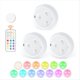 thumbnail image 1 of Luces Puck con Control Remoto 13 Colores LED RGB Intercambiables Luces de Iluminación Debajo del Gabinete para Cocina, Mostrador, Luces de Armario-A, 1 of 5