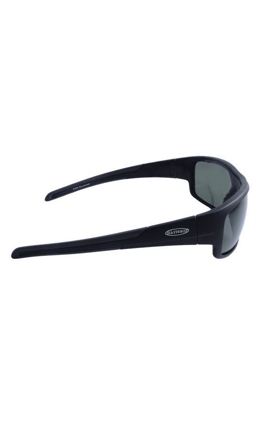 Buccaneer Beach Boating Fishing Polarized Sunglasses Men Women Black Frame w/Smoke Lens