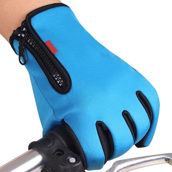 Minkissy Waterproof Sky Protection Gloves with Flexible Separate Fingers Design