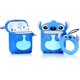 thumbnail image 1 of BRILLAR Funda de silicona para Airpods - Serie Cartoon (Stitch Blue), 1 of 5