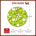 thumbnail image 2 of Fotbe Green Apple Pattern Christmas Tree Skirt, Tree Skirts Plush Christmas Decorations, Christmas Tree Skirts Xmas Decorations Holiday Party Decor-48", 2 of 6