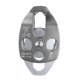 thumbnail image 1 of Polea oscilante lateral de escalada 32KN Cuerda de rodamiento de bolas Bucle coaxial doble Accesorios de seguridad de rescate Suministros seguros profesionales Gris Inevent OD002820-05, 1 of 7